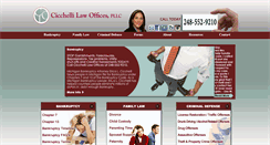 Desktop Screenshot of cicchellilawoffice.com